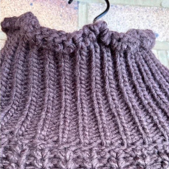 Bluivy chunky knit long sleeve mock neck pullover sweater - Picture 4 of 8